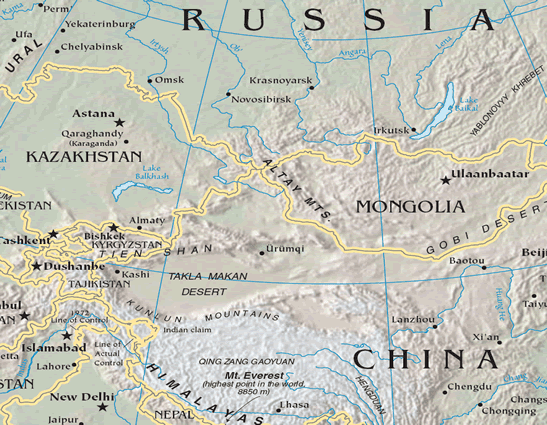 Белуха на карте россии контурная карта