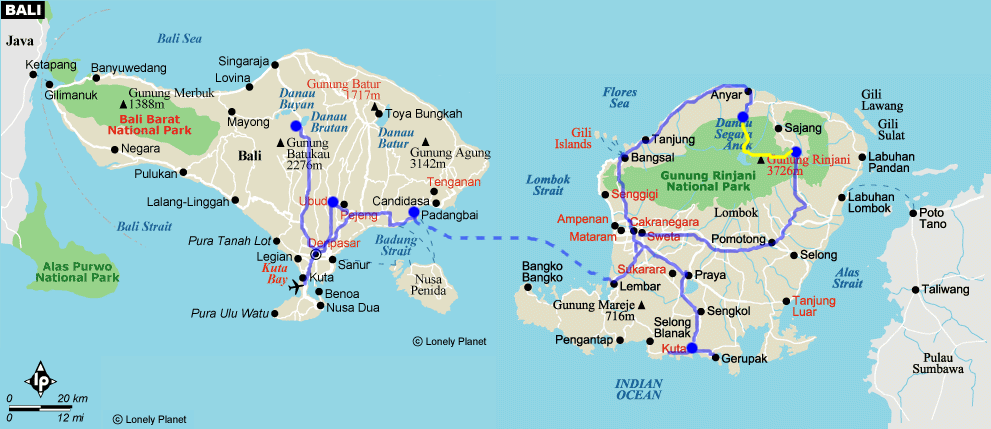 Карта остров бали где находится