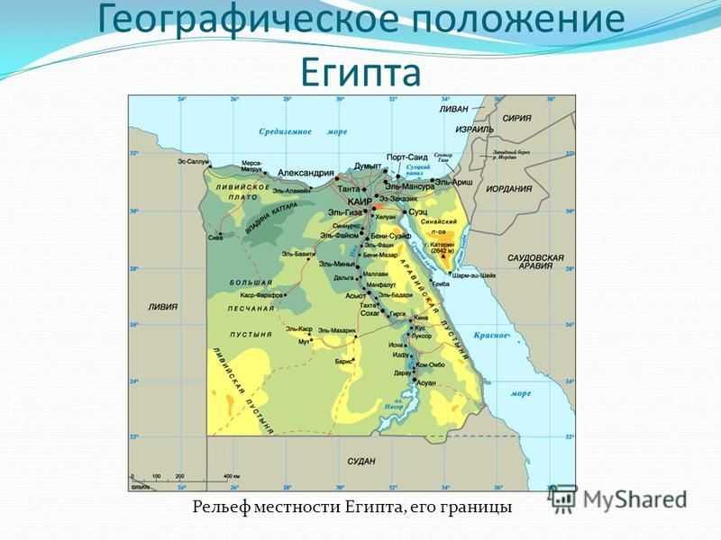 Географический египет