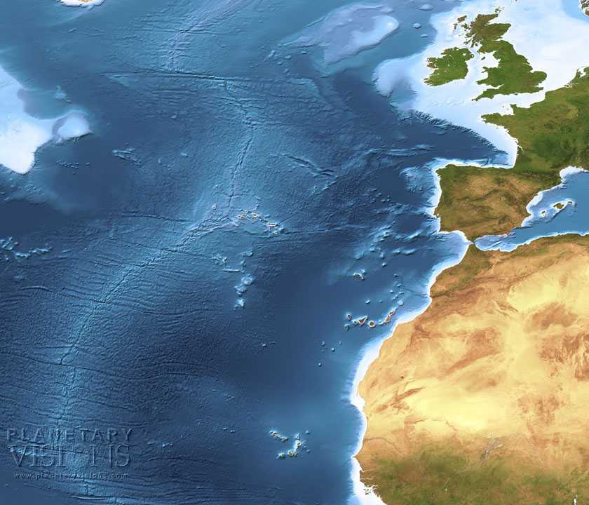 Атлантический океан самый большой остров