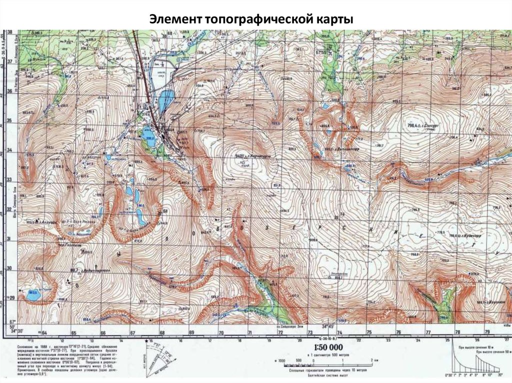 Топографическая интерактивная карта