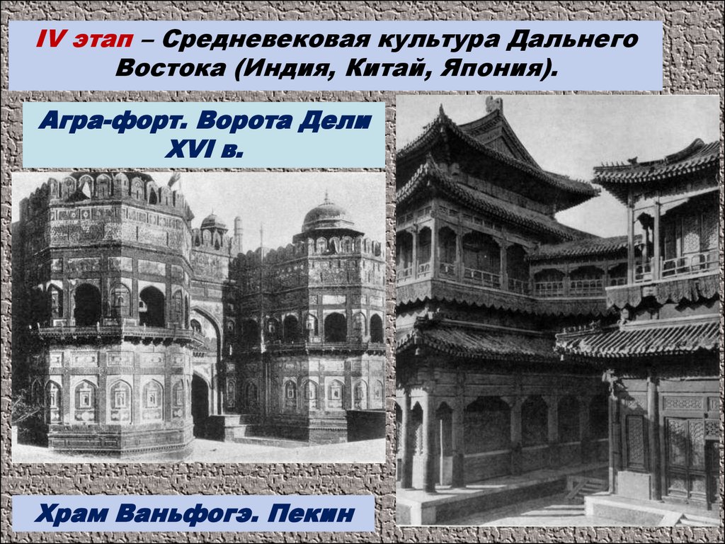 Средневековый китай индия япония. Ворота Дели XVI В. храм Ваньфогэ. Пекин. Культура средневекового Востока. Индия. Культура Китая в средние века. Культура Индии Китая и Японии.