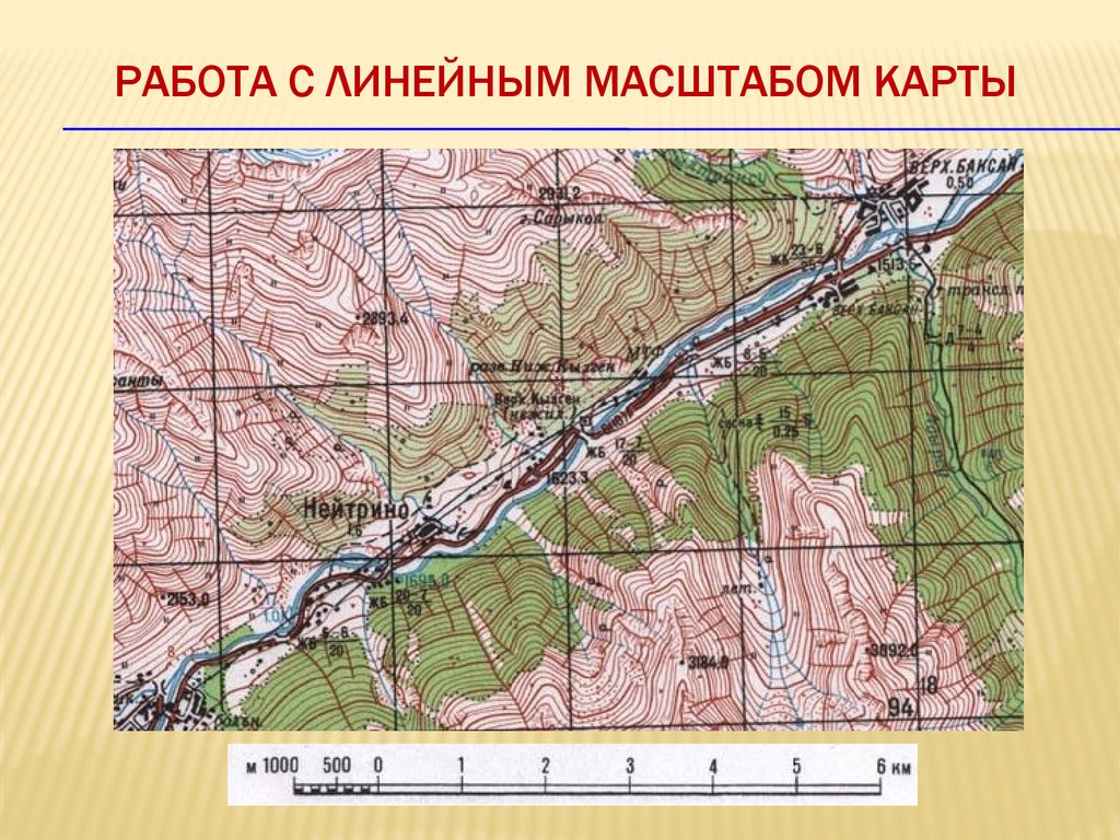 Карта россии с линейкой расстояний