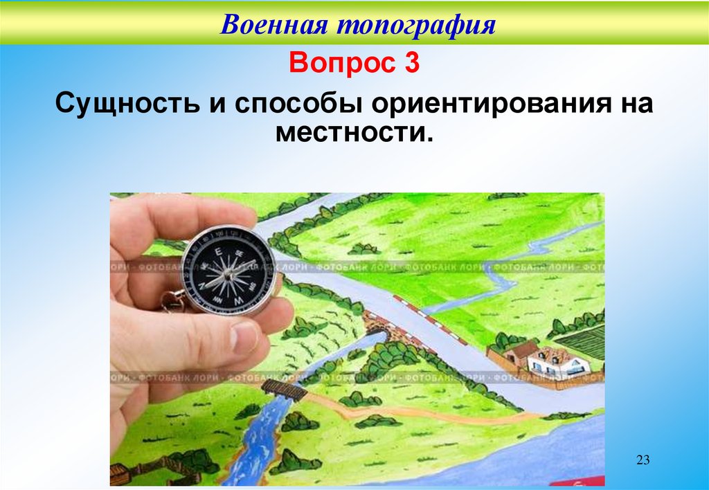 Ориентирование на местности это