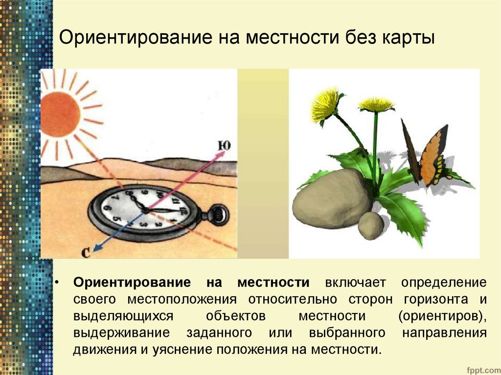 Ориентирование на местности проект