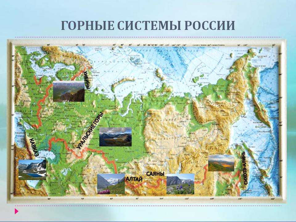 Две горные системы россии. Горные системы России на карте. Южные горные системы России.