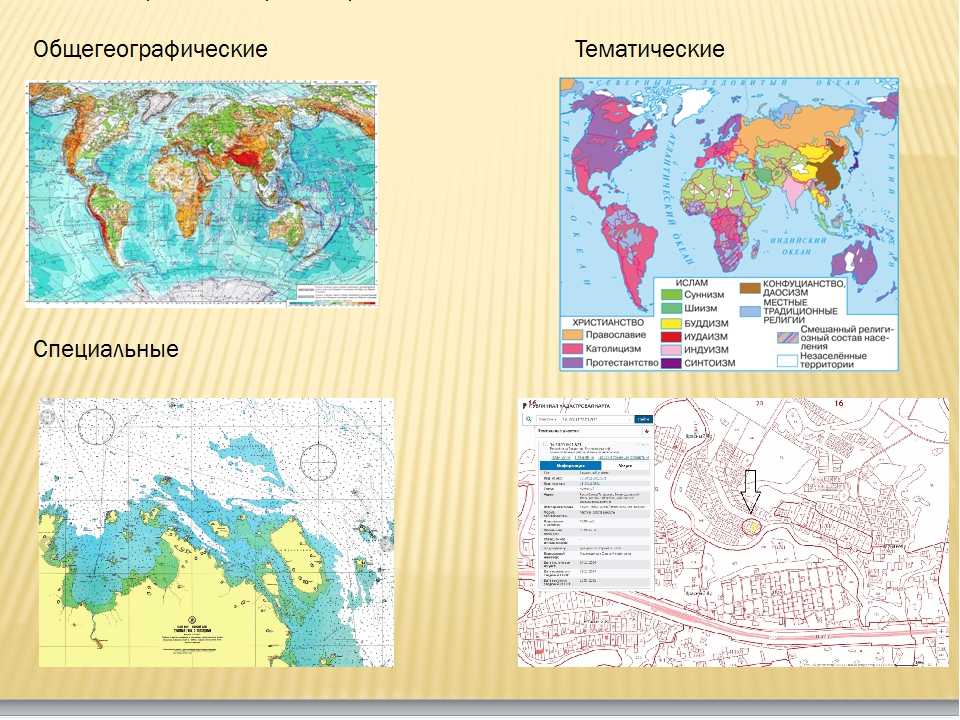 Что изображает тематическая карта