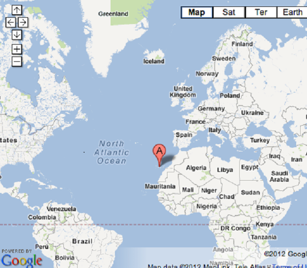 Канарские острова на карте полушарий. Гугл карта Канарские острова. Где находится Канарские острова на карте Африки. Канарские острова на карте Африки.