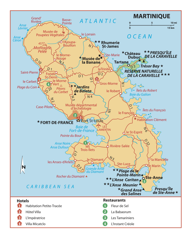 Где находится мартиника. Мартиника на карте. Подробная карта Мартиники.