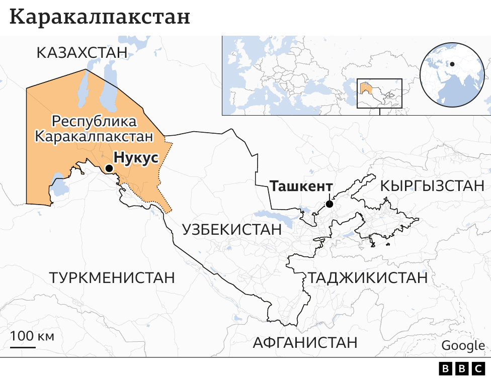 Карта каракалпакстан нукус