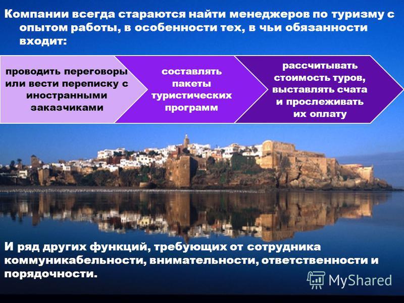 Муниципальное учреждение туризм. Особенности в работе турфирмы. Особенности работы туристической фирмы. Презентация по турфирме. Менеджер по туризму презентация.