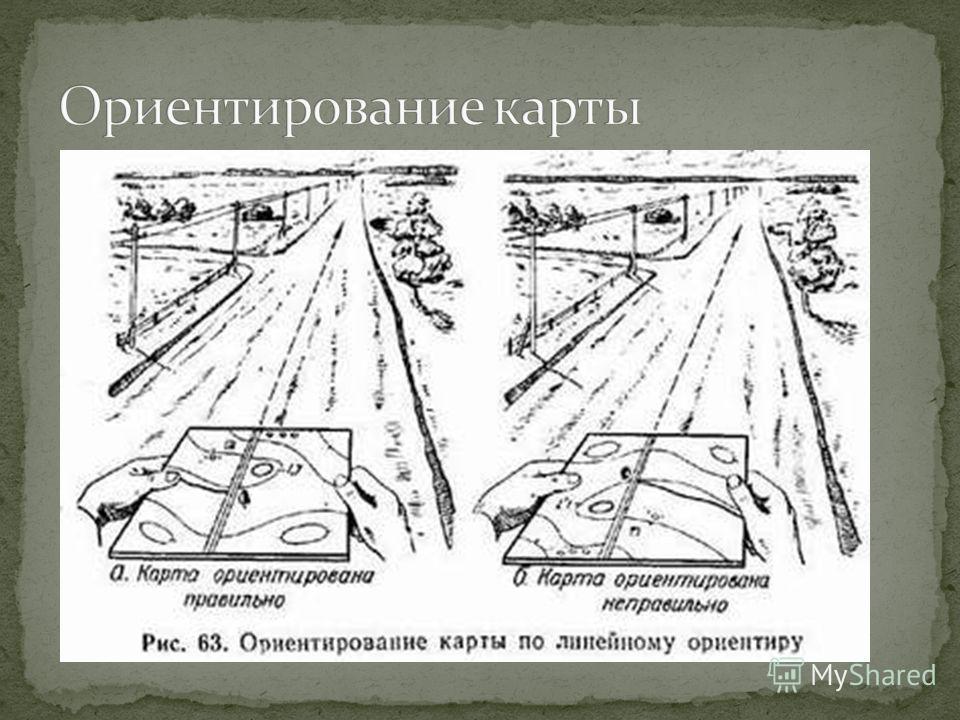 Карта ориентирования на местности