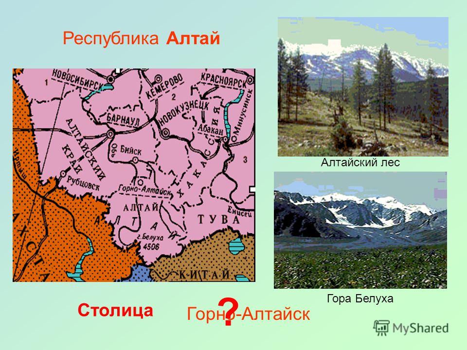 Где находятся алтайские горы на карте