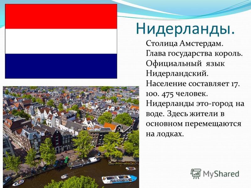 Проект про нидерланды
