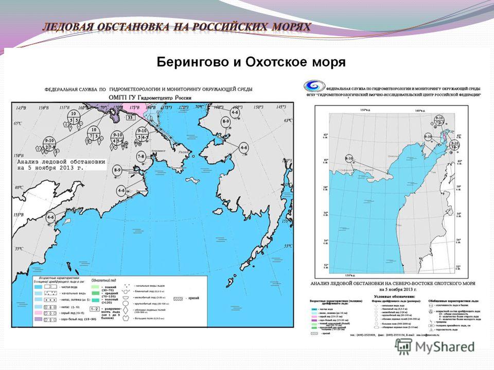 Ледовая обстановка в реальном времени