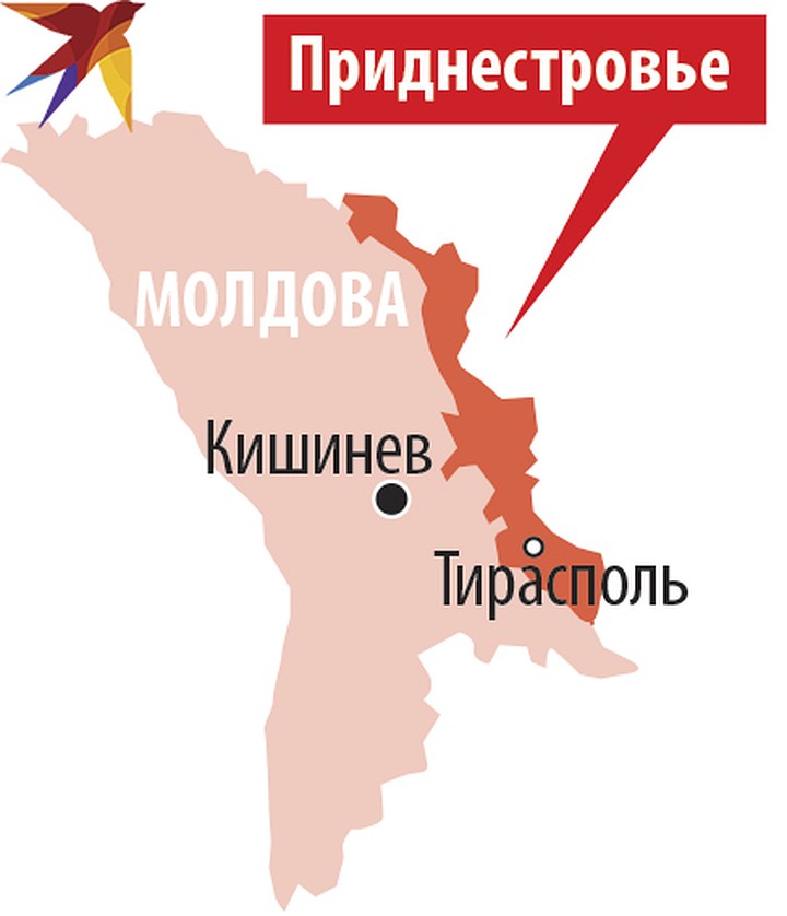 Карта молдовы и приднестровья с городами