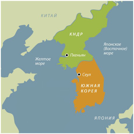 Карта северной кореи граница с россией на карте