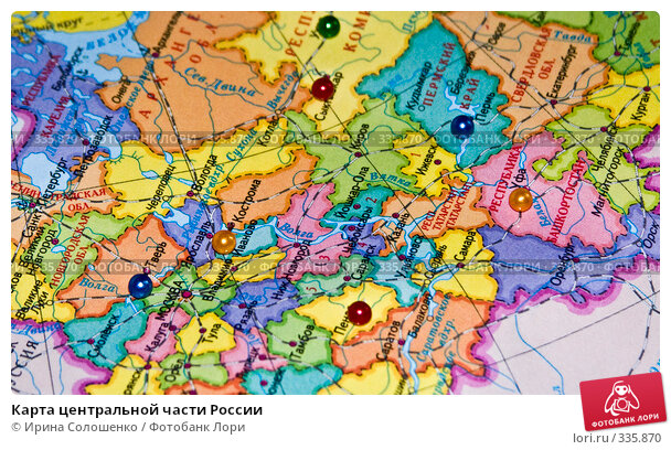 Карта центральной части