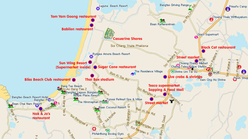 Пляж банг тао пхукет на карте. Карта пляж Бангтао Пхукет. Банг Тао Бич Пхукет на карте. Бангтао Бич Пхукет на карте.