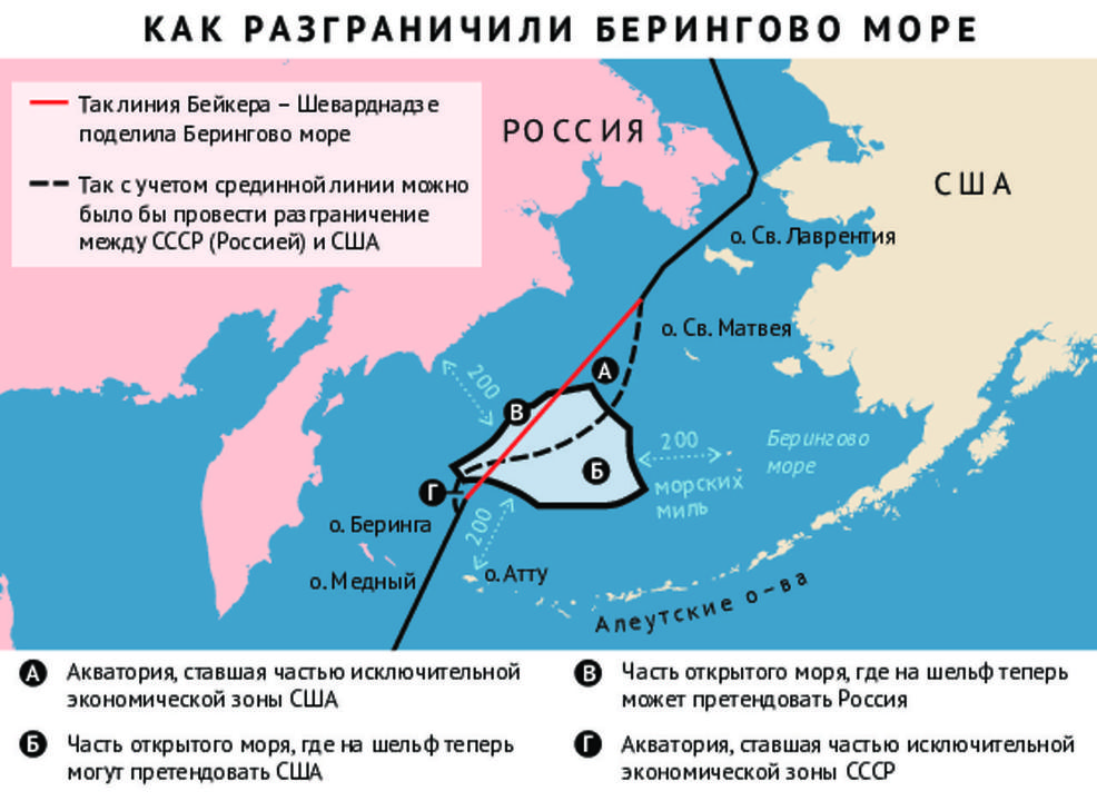 Берингово море карта россии