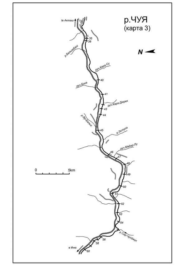Алтай река катунь карта