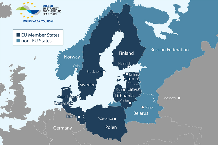 Карта россии балтийское море