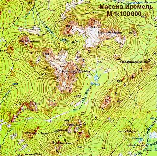 Где находится маршрут. Гора большой Иремель на карте. Хребет Иремель на карте. Большой Иремель на карте Урала. Гора Иремель на карте России.