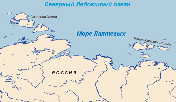 Восточно сибирское море карта