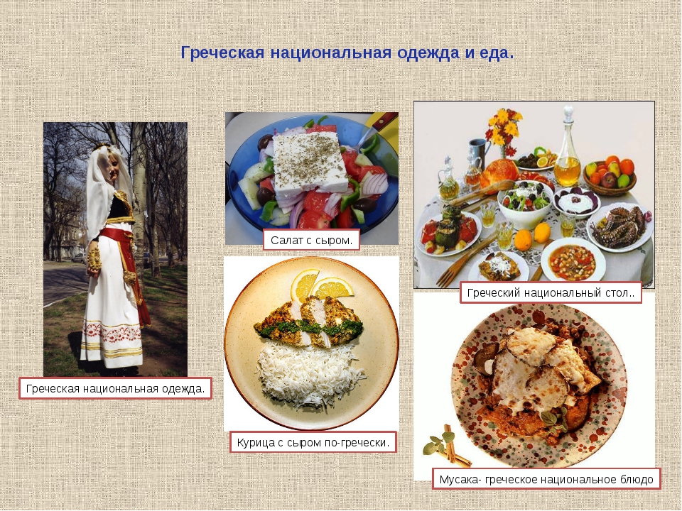 Национальные блюда греции с фото и описанием