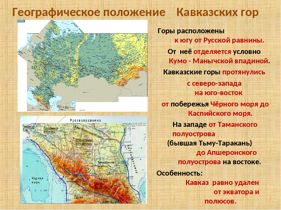 Какие края входят в северный кавказ