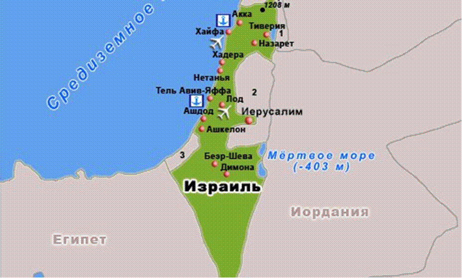 Иерусалим какая страна в древности. Расположение Израиля на географической карте.