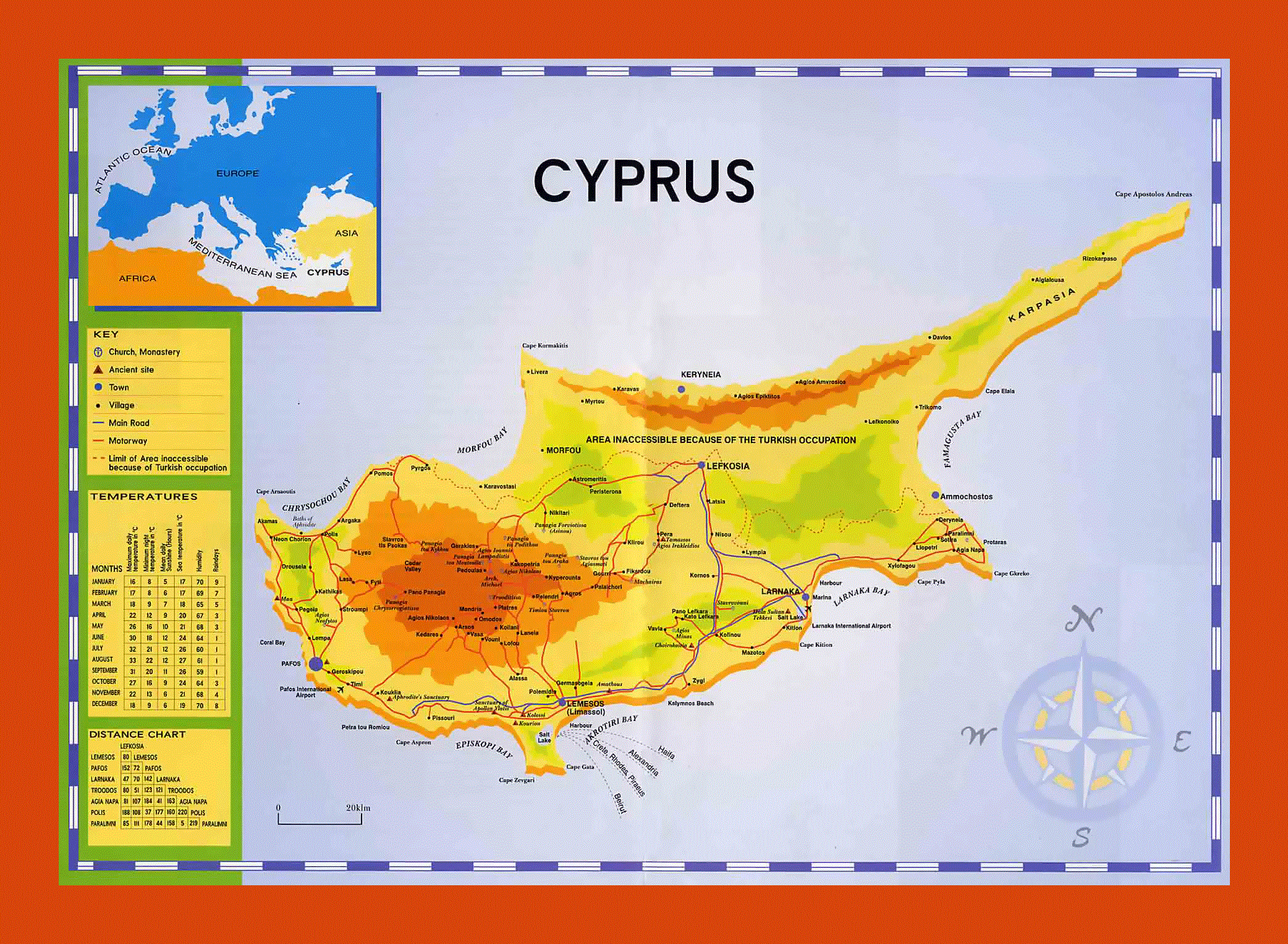 Кипр какая страна. Кипр остров географическая карта. Остров Кипр на карте. Географическая карта Кипра. Климатическая карта Кипра.
