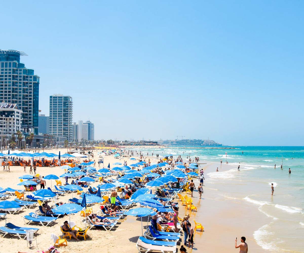 Пляж Герцлия Тель-Авив